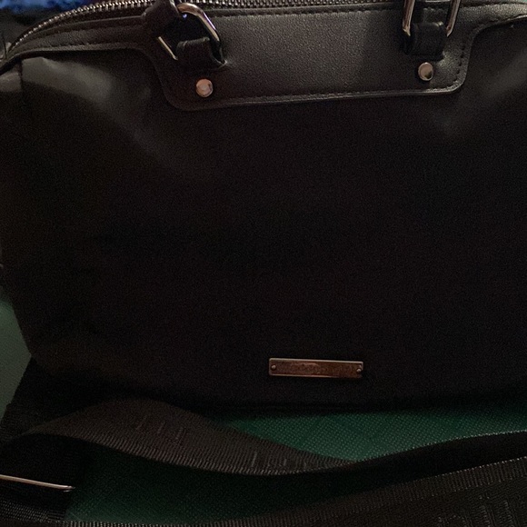 Madden Girl Black Nylon Bowling Bag - Picture 5 of 10